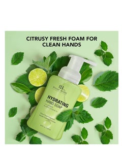 Botanic Hearth Botanic Hearth Advanced Care Hydrating Foaming Hand Soap with Castor Oil, Lemon Peel Extract & Peppermint | Gentle & Hydrating for Dry Hands | Liquid Handwash | 8.4 fl oz  - Image 4