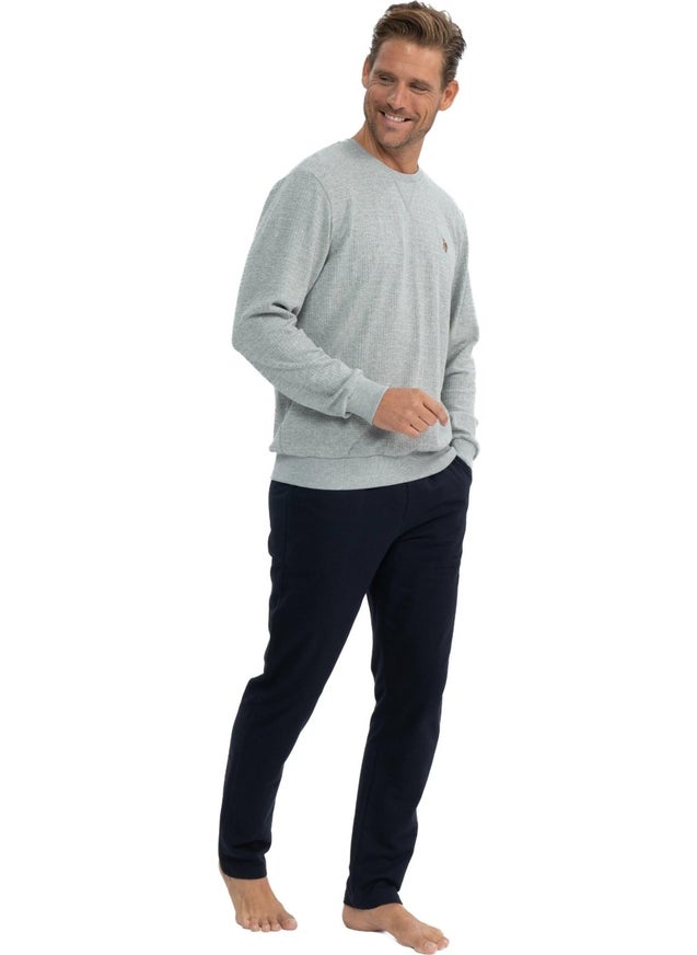 Men's Gray Melange Homewear - pzsku/Z781664B1D36E56EAA08FZ/45/_/1735891985/3e6e5f5d-232c-42dd-920c-dd5f8b702588