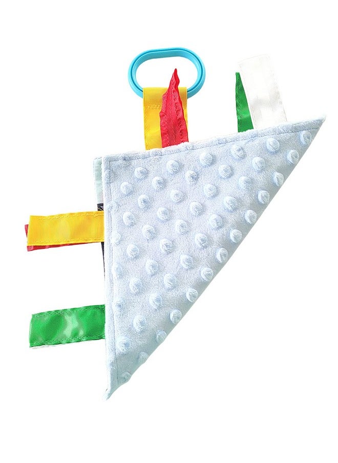 The Learning Lovey - City Baby Crinkle & Teething Tag Square Tummy Time Stroller Toy 8X8 Inch (New York City) - Image 1