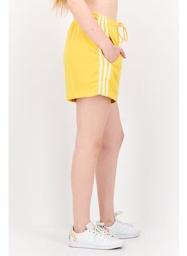 adidas Originals Women Sportswear Fit Outdoor Short, Yellow  - Image 4