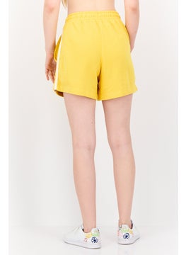 adidas Originals Women Sportswear Fit Outdoor Short, Yellow  - Image 3