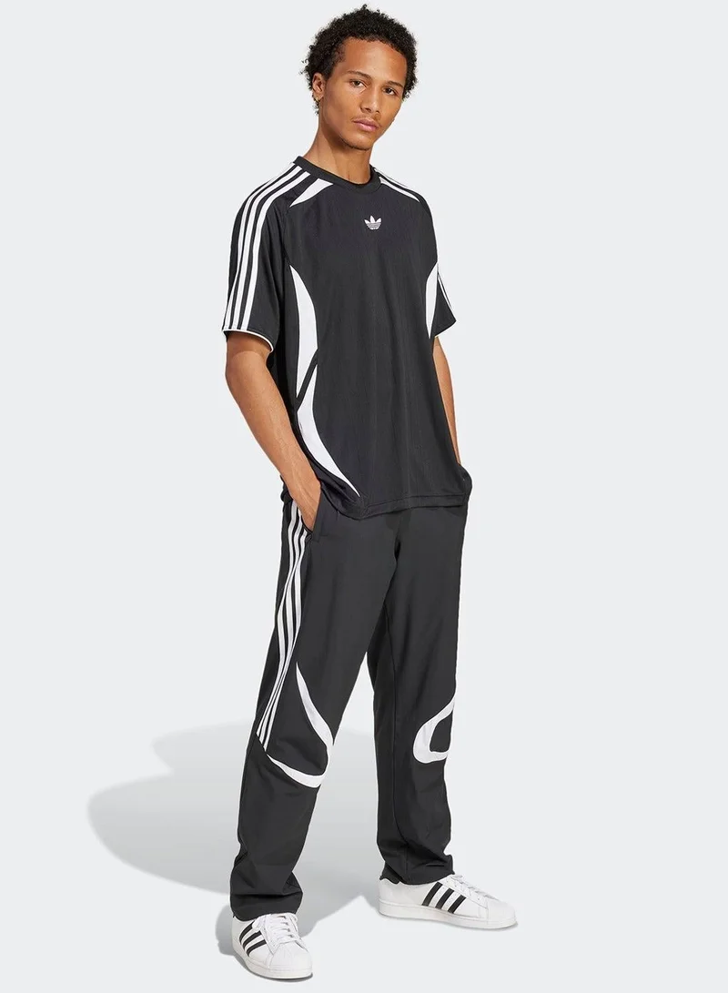 Adidas Originals Black / White Adicolor Teamgeist Tee for Men | Best Price UAE