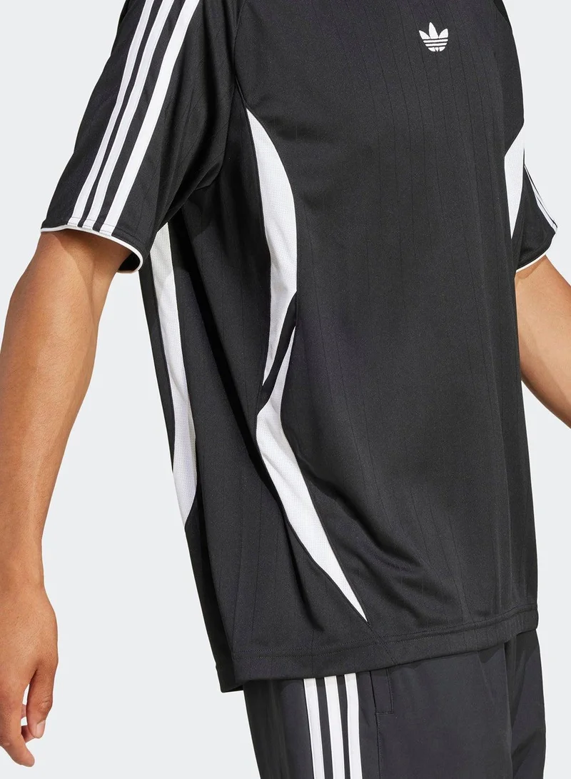 Adidas Originals Black / White Adicolor Teamgeist Tee for Men | Best Price UAE