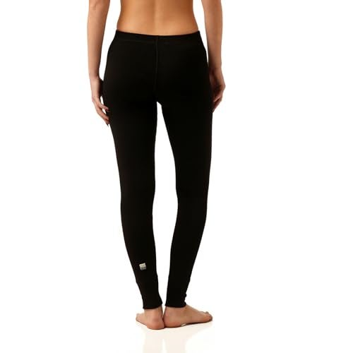 MERIWOOL Womens Base Layer 100% Merino Wool Heavyweight 400g Thermal Pants Leggings for Women Black - Image 2