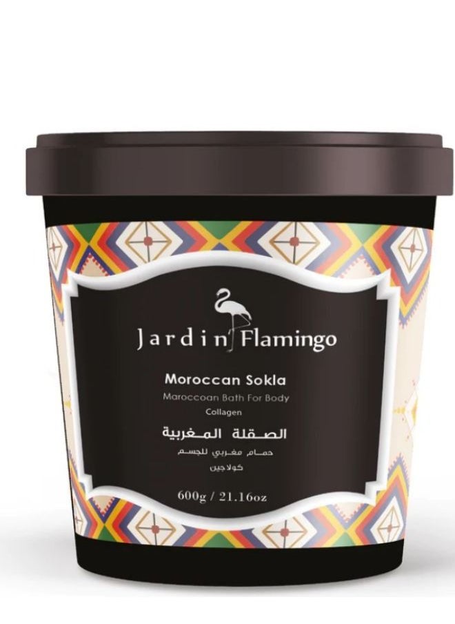 Jardin Flamingo - Moroccan Sokla Collagen 600G - Image 1
