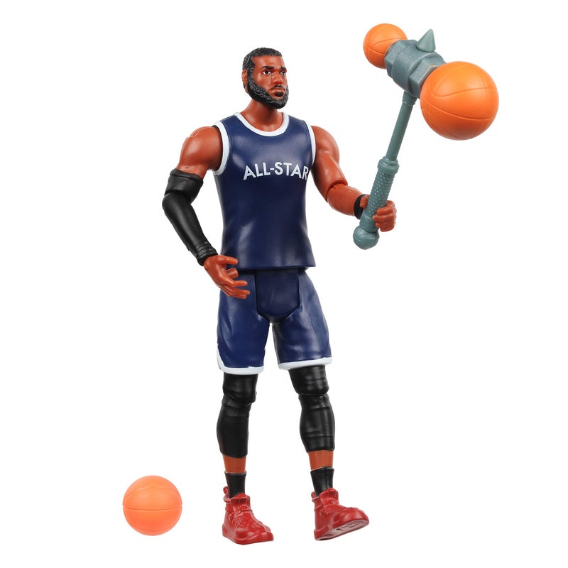 Oonies Space Jam: A New Legacy - Baller Action Figure - 5" Lebron James with Acme B-Ball Blocker - Image 5