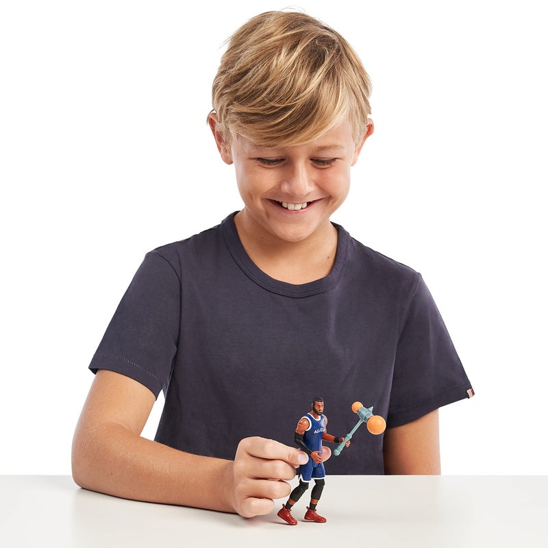 Oonies Space Jam: A New Legacy - Baller Action Figure - 5" Lebron James with Acme B-Ball Blocker - Image 4