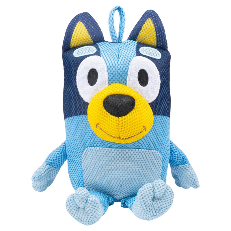 Jay Franco Bluey & Friends Bath Towel & Bath Buddy Set - Kids Bathtub Accessories - Includes 25 x 50 Inch Microfiber Towel & 13 Inch Bluey Water Play Buddy - Image 3