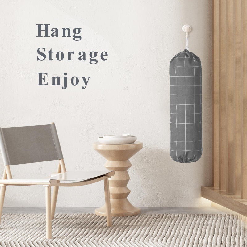 TOGETRUE Plastic Bag Holder, Wall Mount Plastic Bag Organizer Dispenser, Heavy Duty Grocery Bag Storage Holder for Home Kitchen Camper - Image 5