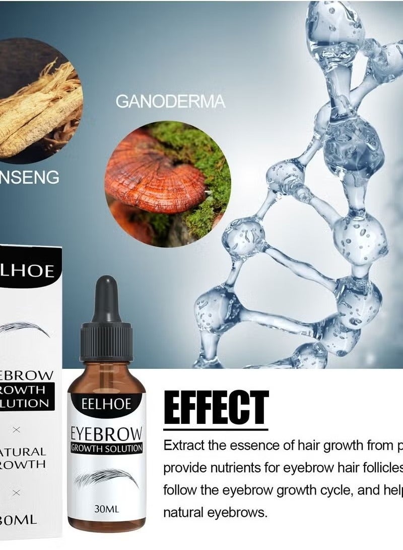 إيلهو سميكة لفة رقيقة الحاجب التمريض السائل ، الحاجب النمو السائل ، النمو الطبيعي - Image 3