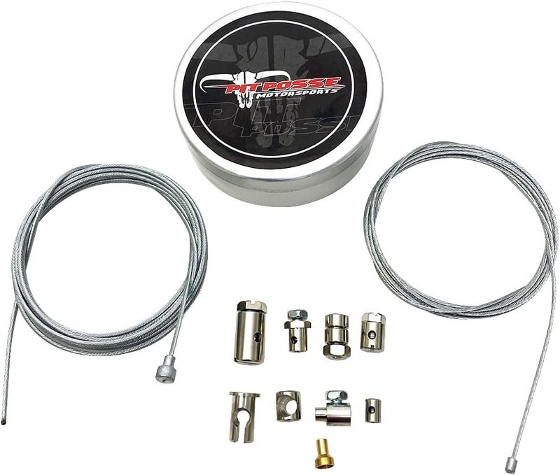 Pit Posse PP3280 Universal Cable Emergency Repair Kit for Motorcycle ATV - Throttle Clutch Brake Cables Included - Image 1