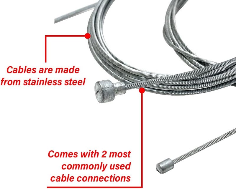 Pit Posse PP3280 Universal Cable Emergency Repair Kit for Motorcycle ATV - Throttle Clutch Brake Cables Included - Image 3