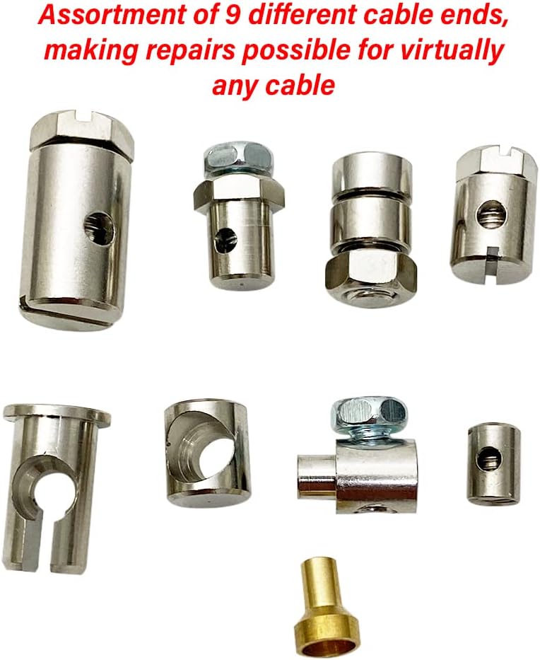 Pit Posse PP3280 Universal Cable Emergency Repair Kit for Motorcycle ATV - Throttle Clutch Brake Cables Included - Image 2