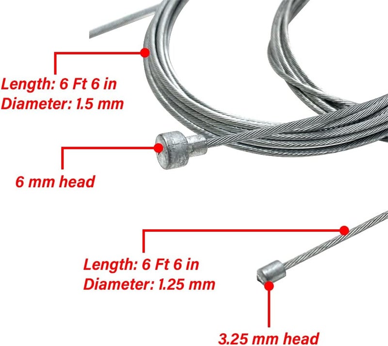 Pit Posse PP3280 Universal Cable Emergency Repair Kit for Motorcycle ATV - Throttle Clutch Brake Cables Included - Image 4