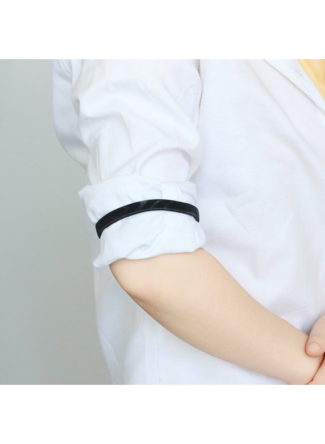 Anti-Slip Shirt Sleeve Metal Armbands Stretch Elastic Armbands Bracelet Sleeve Holders 1 Pair - Image 3