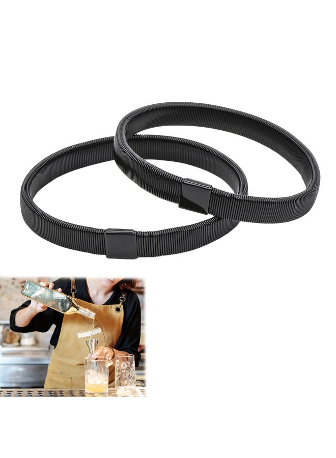 Anti-Slip Shirt Sleeve Metal Armbands Stretch Elastic Armbands Bracelet Sleeve Holders 1 Pair - Image 1