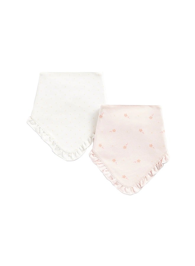 mothercare Pack Of 2 Knitted Bib 100% Cotton - Image 1