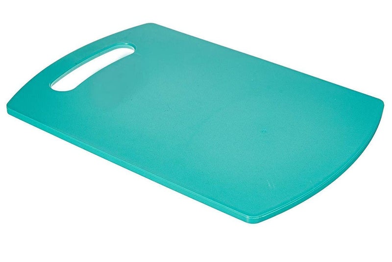 Kitchwish Kitchen Chopping Cutting Board with Handle Square Fruit Vegetable Cutting Board Plastic Cutting Board Pack of 2 Green - Image 5