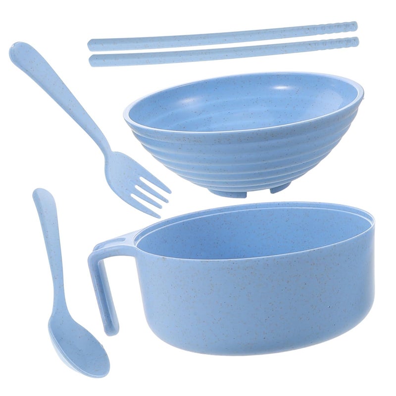 Microwave Safe Ramen Noodle Bowl Set With Chopsticks For Soup And Sushi - Image 2