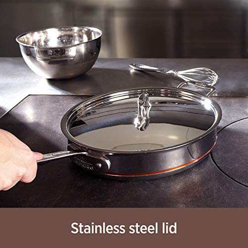 All-Clad Copper Core 5-Ply Stainless Steel Stockpot 8 Quart Induction Oven Broiler Safe 600F Pots and Pans, Cookware Silver - Image 2