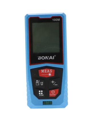 Bonai 100M Laser Distance Measure Meter with 1 Bubble Level, Min/In/Ft Unit Switching, LCD Backlit Display, Pythagorean Mode, Area and Volume - pzsku/Z78175994A9BAF9A9A97EZ/45/_/1702113717/2df4c230-ca22-4b95-87e8-aa97091056ed