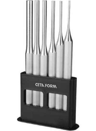 Ceta Form L35-62 6 Piece Straight Pin Punch Set 