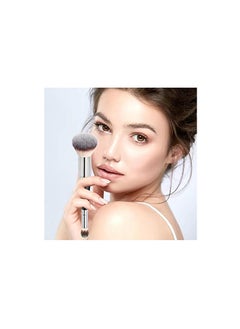 KASTWAVE 2Pcs Makeup Brushes Dual-ended Foundation Brush Concealer Perfect Any Look Premium Luxe Hair Rounded Taperd Flawless Ideal for Liquid Cream Powder Blending Buffing  - Image 5