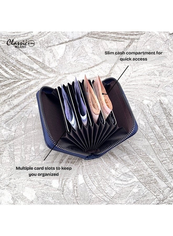 Classic Milano Faux Leather Wallet for Women – Women Wallet & Card Holder Women | Stylish Card Wallet with Cash Compartment | Slim Ladies Wallet, Girls Wallets, Women’s Wallets, Gift for Her - Image 3