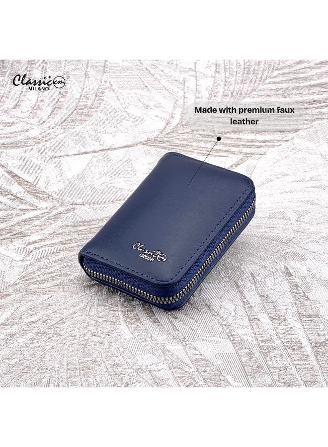 Classic Milano Faux Leather Wallet for Women – Women Wallet & Card Holder Women | Stylish Card Wallet with Cash Compartment | Slim Ladies Wallet, Girls Wallets, Women’s Wallets, Gift for Her - Image 4