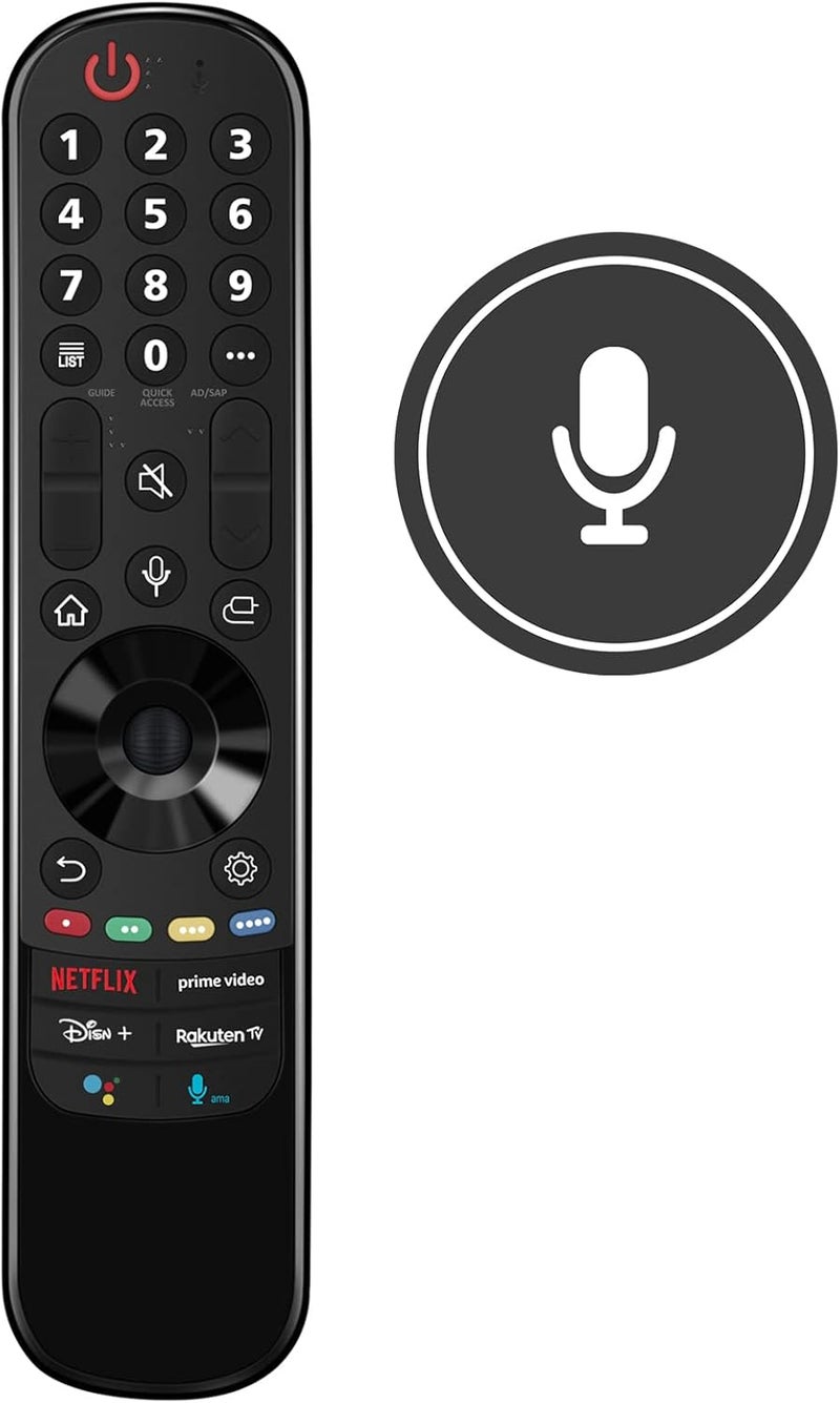 فينابتي جهاز تحكم عن بعد جديد MR21GA بديل لجهاز LG MR21GA Magic TV 43NANO75 50NANO75 43UP78006LB 55NANO856PA 75UP77006LB OLED48C1RLA OLED65C1RLA 55NANO956PA 43UP77006LB 86UP80003LA 75NANO926PB 65UP74009LB 60UP77006LB - Image 1