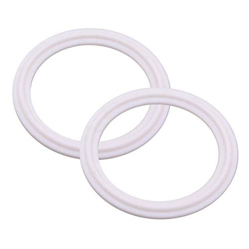DERNORD PTFE (Teflon) Tri-Clamp Gasket O-Ring - 1.5 Inch Style Fits OD 50.5MM Sanitary Pipe Weld Ferrule (Pack of 20) - Image 1