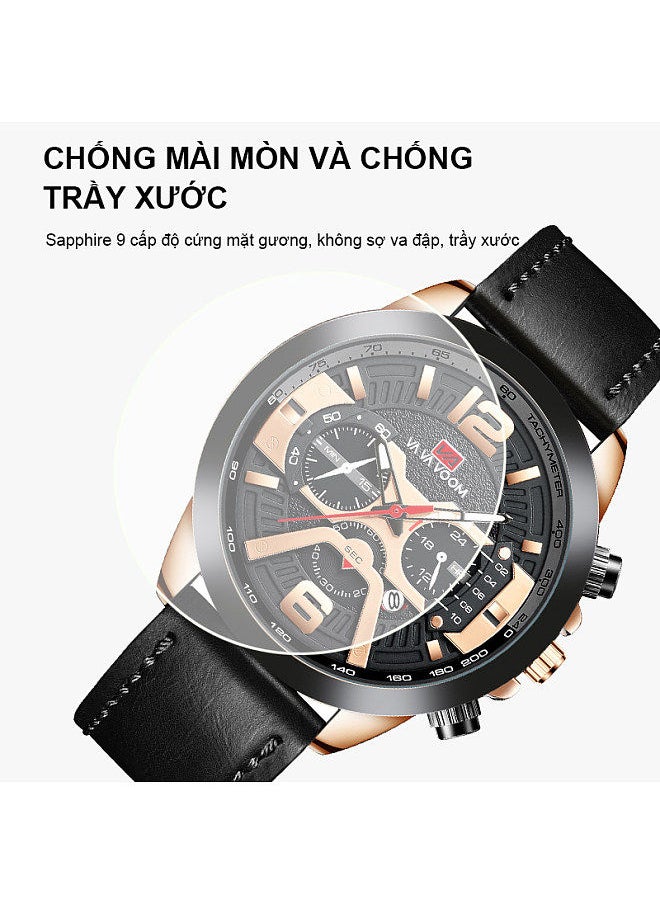 Generic - Men's Watches Luxury Quartz Wristwatch Men Business Casual Watch Fashion Luminous Clock Waterproof Watch - Image 1