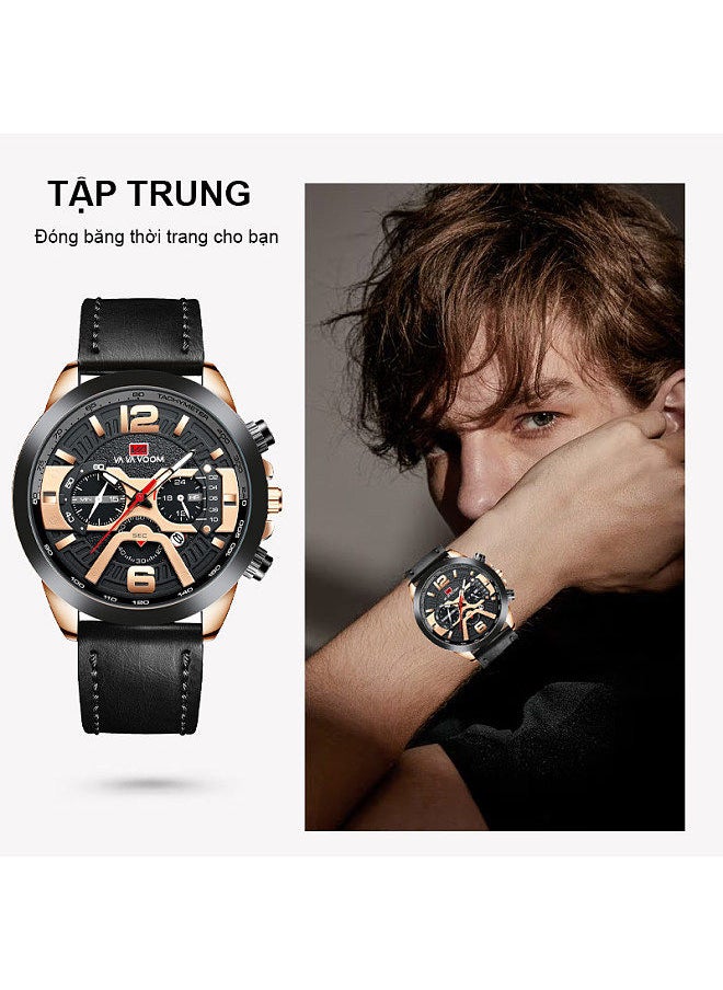 Generic - Men's Watches Luxury Quartz Wristwatch Men Business Casual Watch Fashion Luminous Clock Waterproof Watch - Image 1