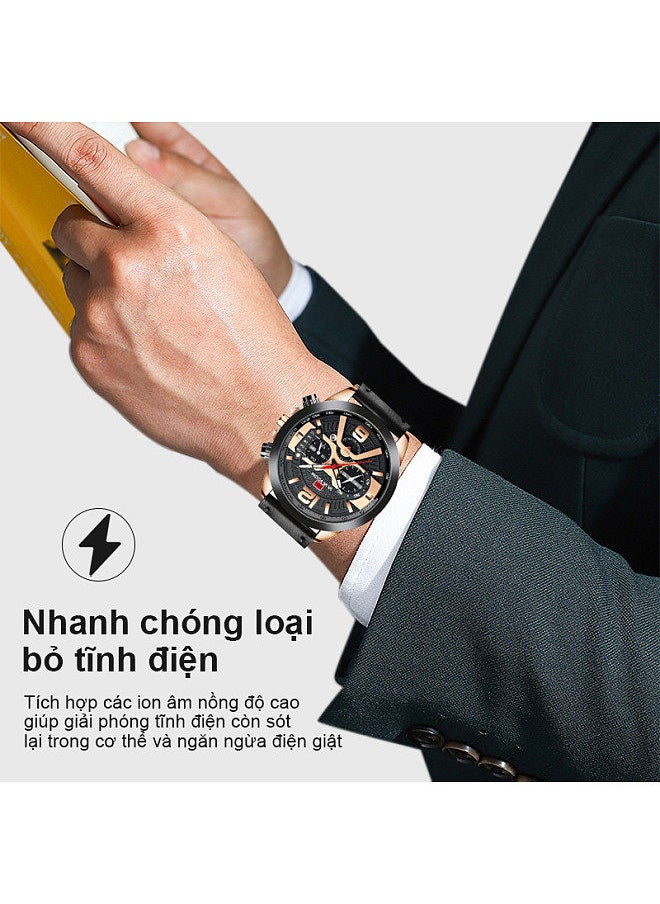 Generic - Men's Watches Luxury Quartz Wristwatch Men Business Casual Watch Fashion Luminous Clock Waterproof Watch - Image 1