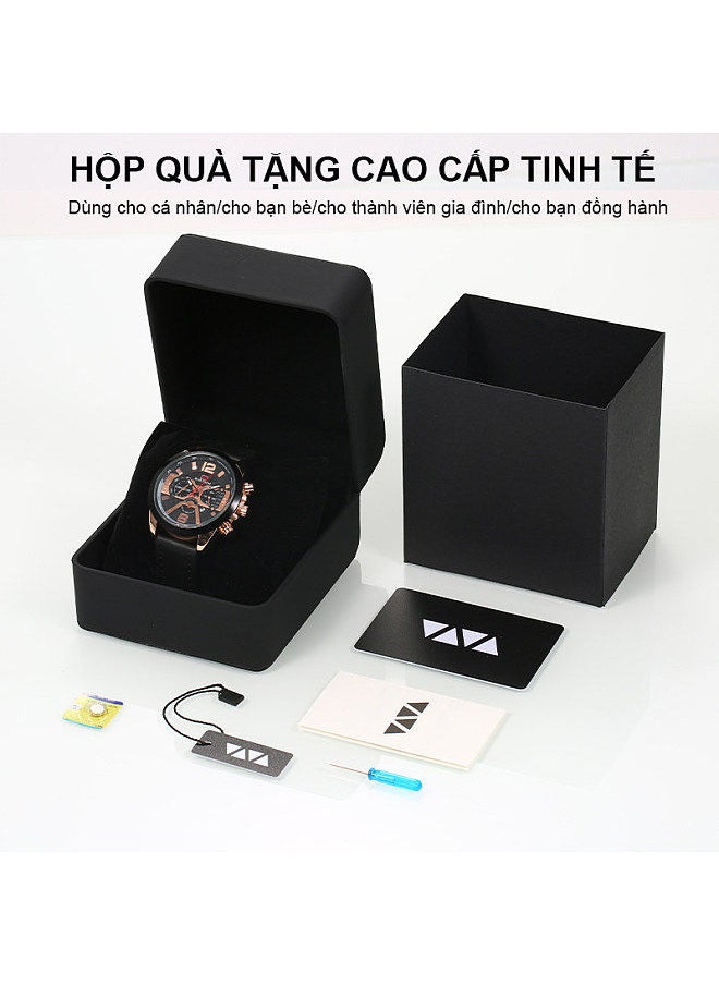 Generic - Men's Watches Luxury Quartz Wristwatch Men Business Casual Watch Fashion Luminous Clock Waterproof Watch - Image 1