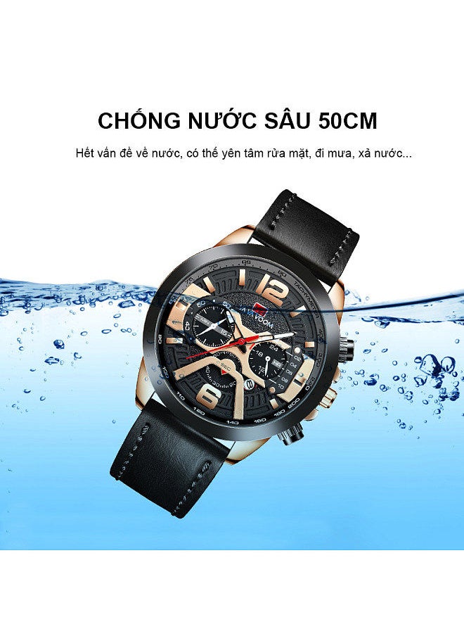 Generic - Men's Watches Luxury Quartz Wristwatch Men Business Casual Watch Fashion Luminous Clock Waterproof Watch - Image 1