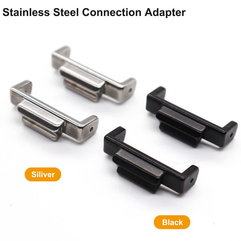 Lijinlan Stainless Steel Adapter Convert 16mm to 22mm Band Connection Adapter Fit for Casio G-shock DW5600/GW5610/DW9052/GDF-100/GD110/GD120/GA100/GBX110 Accessory (Metal,Silver) - Image 3
