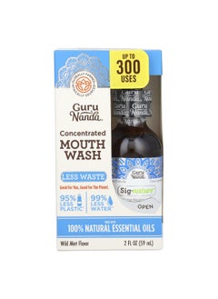 GuruNanda GuruNanda, Sig-Nature, Concentrated Mouth Wash, Wild Mint , 2 fl oz (59 ml)  - Image 2