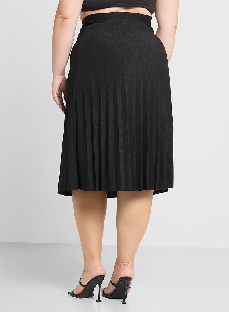Ginger Plus Pleated Maxi Skirt  - Image 3