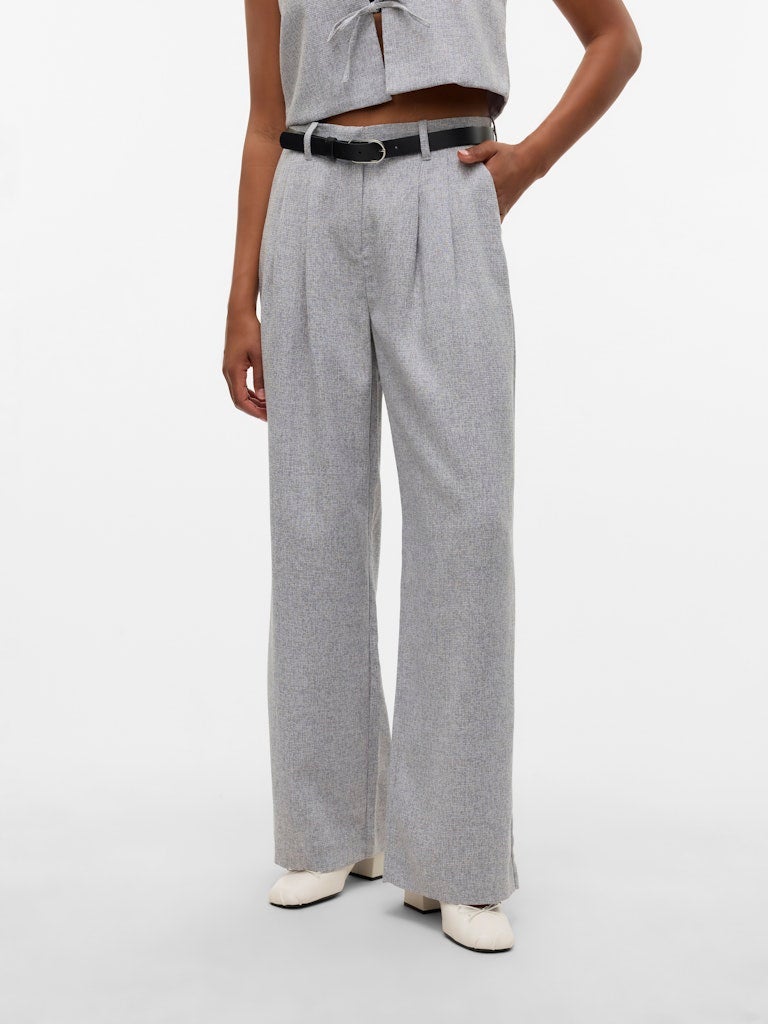 VERO MODA VMTAMMI MW WIDE TWEED PANT - Image 2