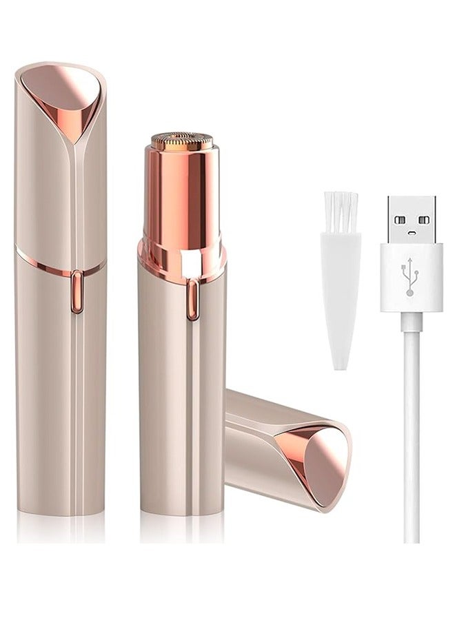 Generic Women Facial Hair Remover - Hair Removal Shaver For Women - Usb Rechargeable Women Facial Shaver Trimmer For Face Lip Chin Peach Hair Arm Leg And Bikini Line - Image 1