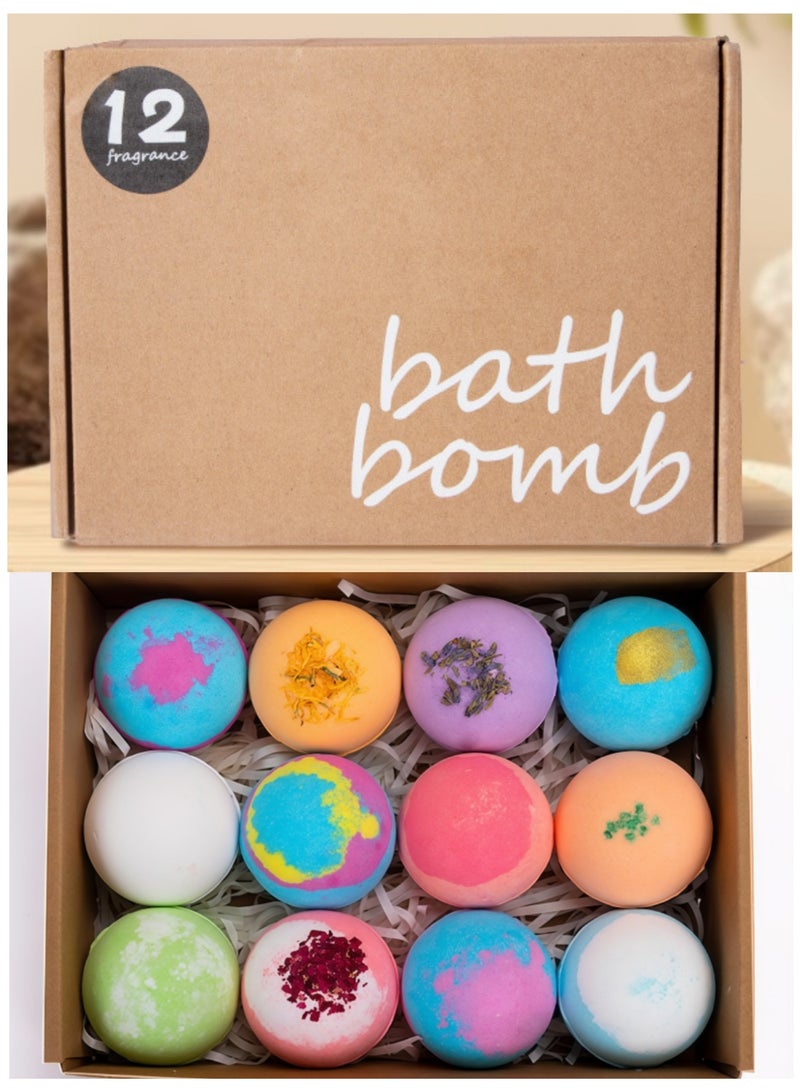 SKT Shiketro 【12 Natural Fragrances】Handmade Essential Oil Bath Ball Gift Set｜Natural Plant Extracts + Himalayan Salt Bath Ball Set - Image 3