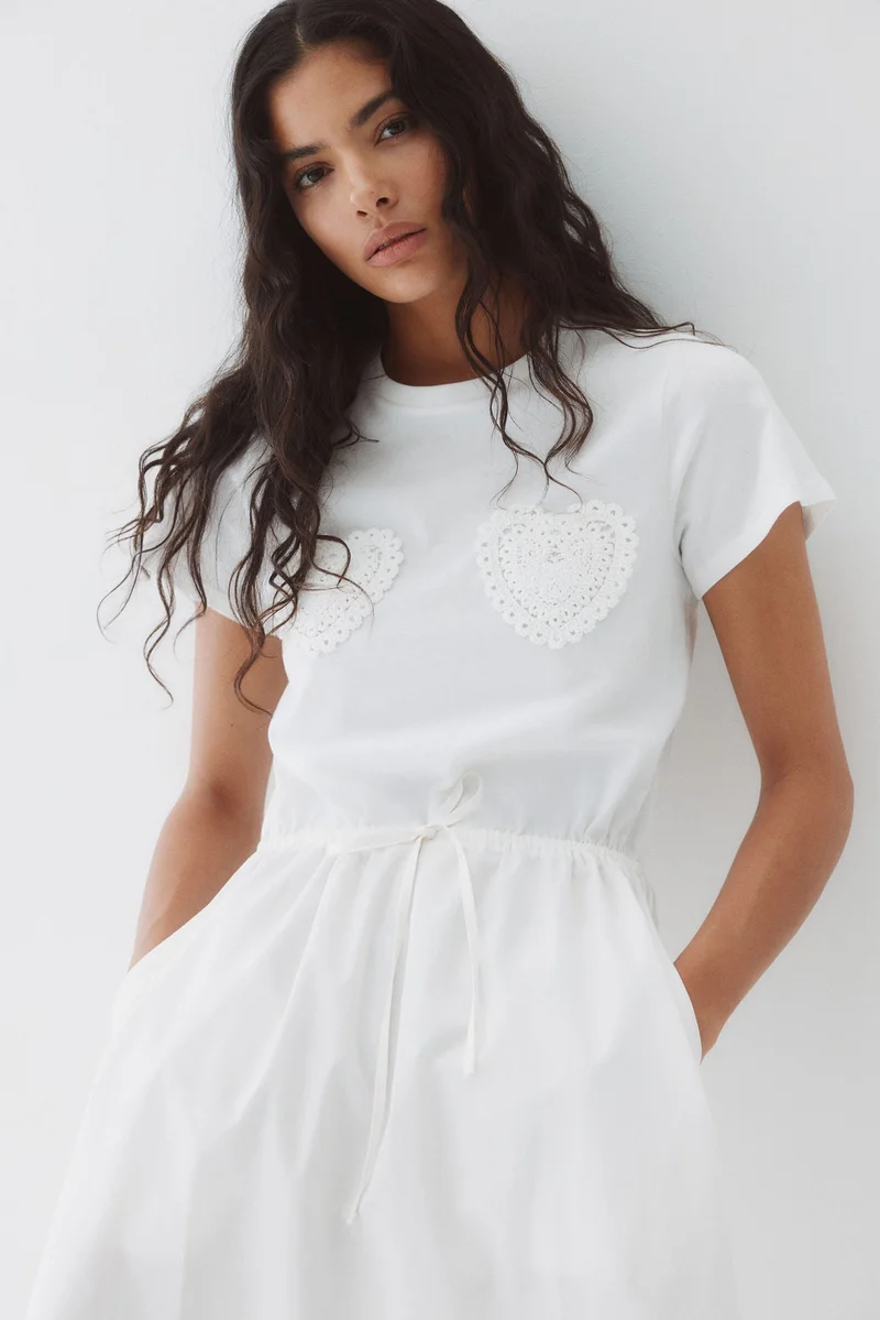 H&M Drawstring-waist cotton dress