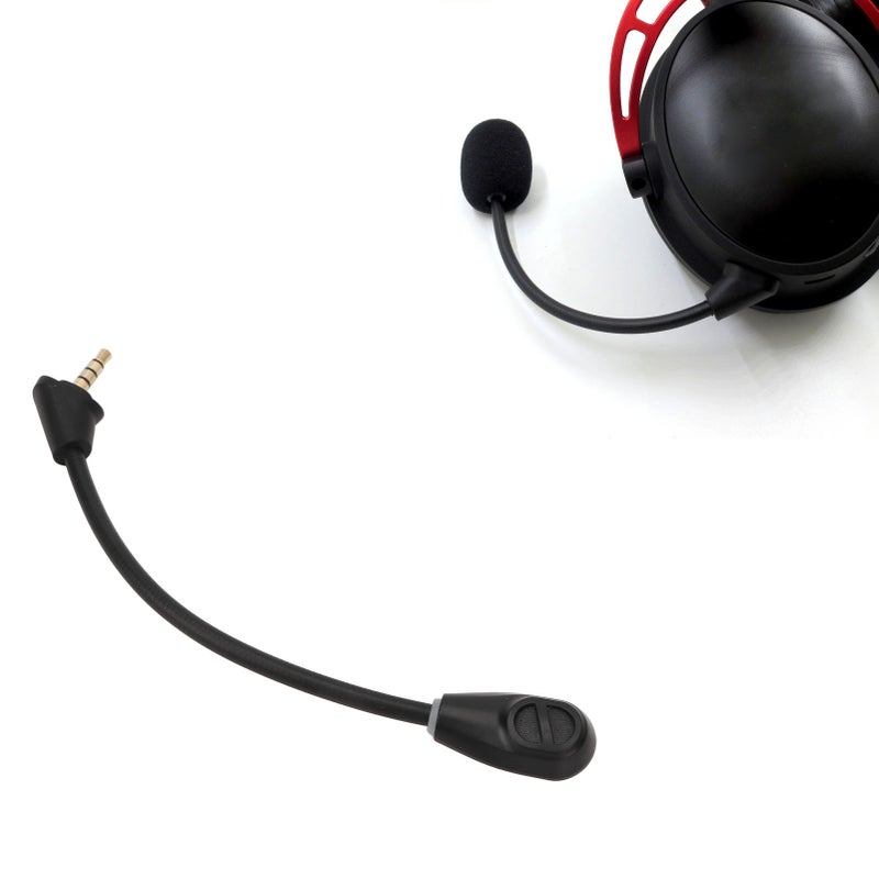 Replacement Headset Microphone: 3.5mm Detachable, Noise Cancelling - Low Loss Gaming Headset Mic for Kingston HyperX Cloud Alpha Wireless Gaming & Streaming - Image 5