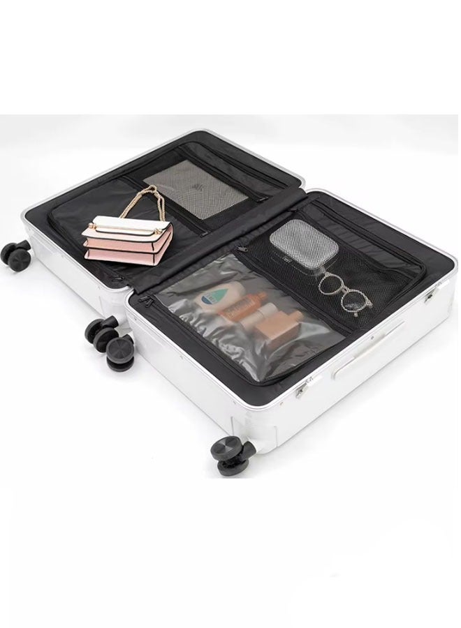 NKX Premium Expandable Aluminum Frame & PC Suitcase with Broad Handle 24 Inch  - Image 3
