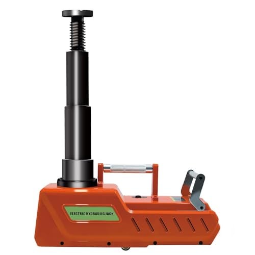 E-HEELP 15 Ton Electric Hydraulic Floor Jack, 12V DC Heavy Duty Truck Jack with LED Light for RV, SUV, Van, Sedan, Trucks (7.8-20.4 Inch Lift) - Image 1