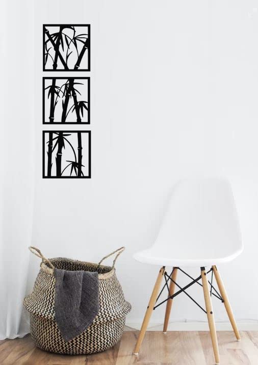ATIVAN DECOR ATIVAN DECOR Wooden Wall Art Elegant Home Decor For A Timeless Appeal Wall Decor Items For Living Room Kitchen Bedroom Office Wall Set of 3 - Image 4