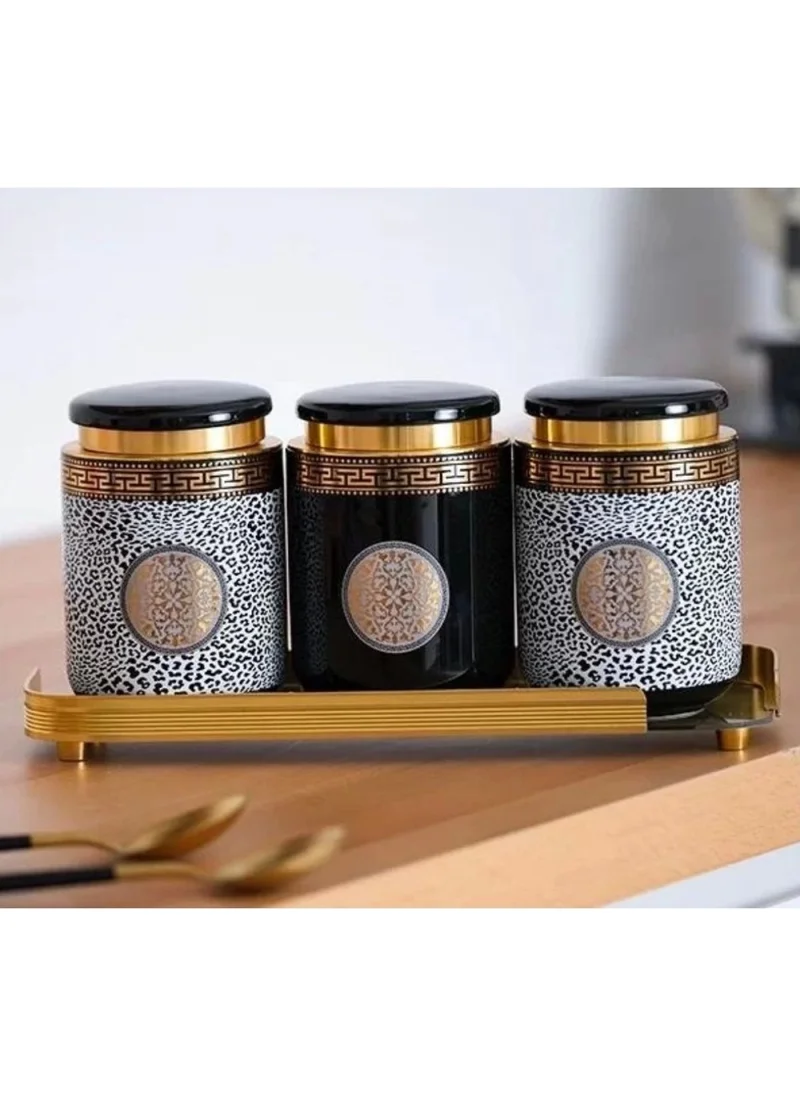 أكار KOH5018 Tray Jar Set of 3