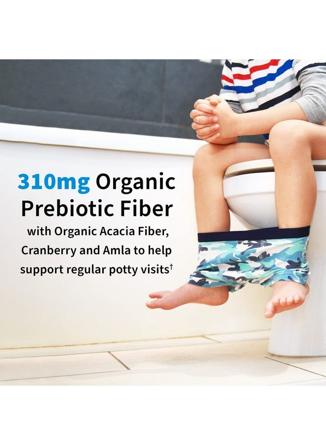 Garden of Life Garden of Life Dr. Formulated Probiotics Organic Kids+ Plus Vitamin C & D - Strawberry Banana., 5 Billion CFU Gluten Dairy & Soy Free Immune & Digestive Health Supplement, No Added Sugar, 30 Chewables  - Image 4