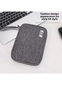 Generic Data Cable Storage Bag Headset Digital Bag Power Charger U Disk Multi-functional Travel Portable Storage Bag-Color:Purple  - Image 4